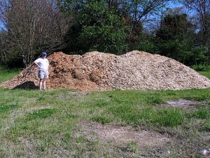 Wood Chip Pile