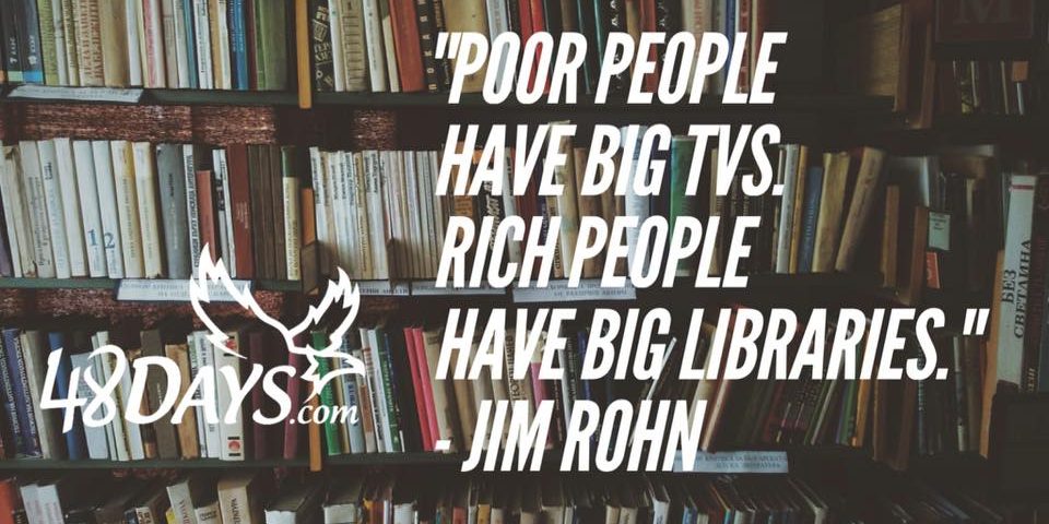 17362623_10208901297105967_2452722889061712026_n Investing in yourself, Jim Rohn, Rich People, Libraries, Books