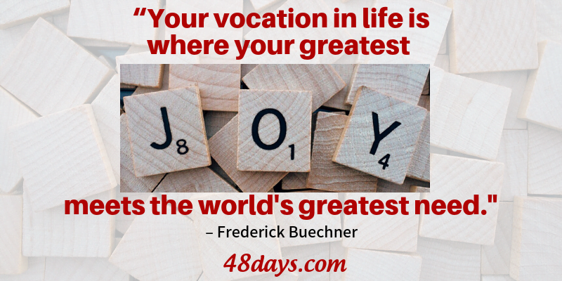 finding joy in your calling